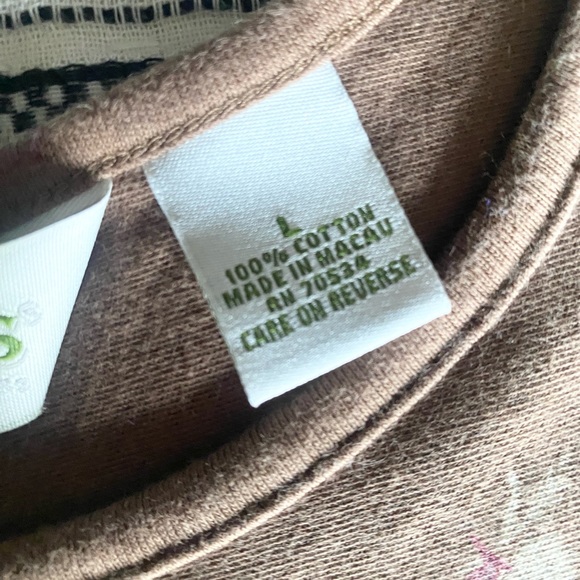 ORVIS Ladies Brown Pullover Top Like New Size Large - Picture 5 of 10